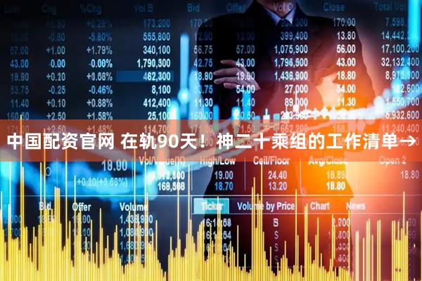 中国配资官网 在轨90天！神二十乘组的工作清单→